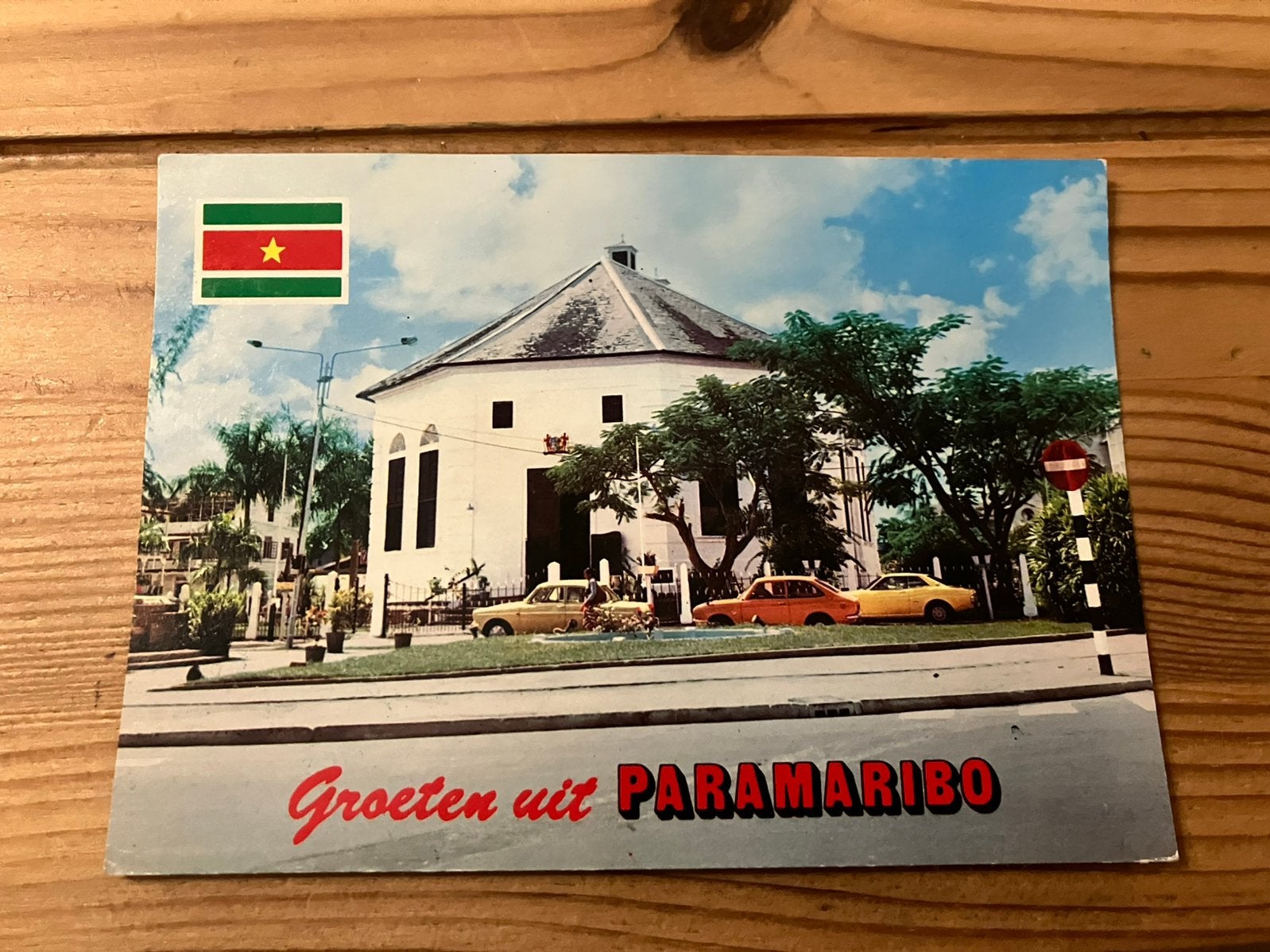 Ansichtkaart Suriname, paramaribo, hervormde kerk, Verzamelen, Ophalen of Verzenden