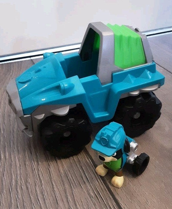 Paw Patrol Rex met voertuig, Ophalen, Zo goed als nieuw
