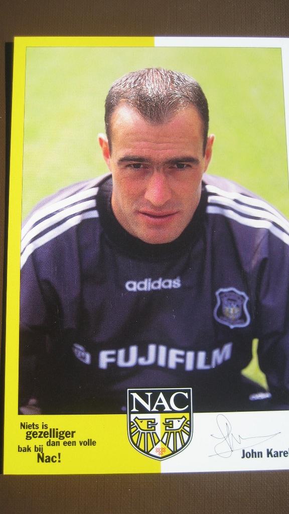 NAC spelersfoto's seizoen 1996-1997, Ophalen of Verzenden, Nieuw, NAC Breda, Spelerskaart