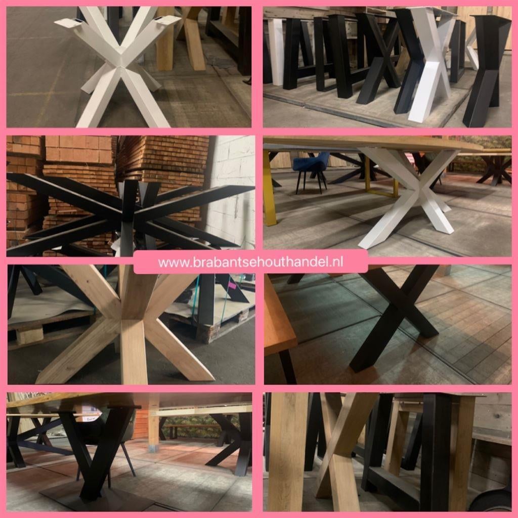 Metalen onderstellen | tafelpoten, Metaal of Aluminium, Rond, Nieuw, Ophalen of Verzenden