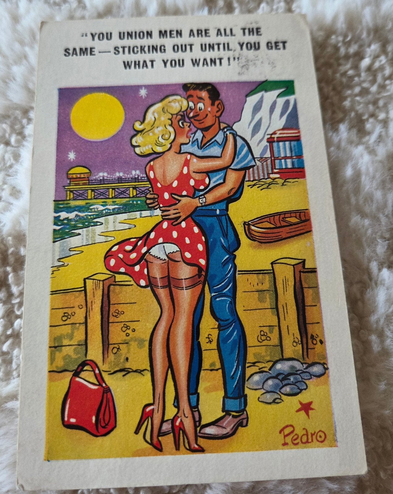 Vintage humoristische ansichtkaart - 'You Union Men', Verzenden, 1940 tot 1960, Gelopen, Overige thema's