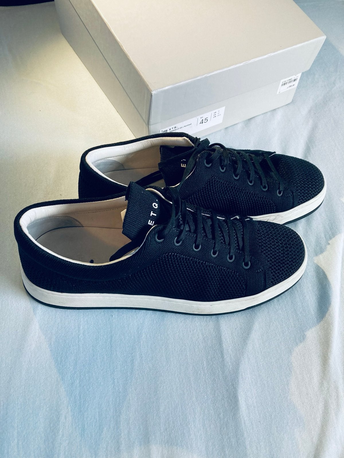 ETQ. Amsterdam sneakers maat 44 - Zo goed als nieuw, Kleding | Heren, Ophalen of Verzenden, Zo goed als nieuw, Zwart, Sneakers of Gympen