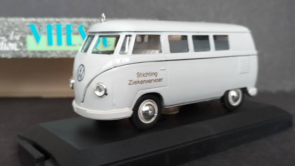Volkswagen VW Transporter T1 ziekenvervoer 1:43 Vitesse Pol, Hobby en Vrije tijd, Modelauto's | 1:43, Overige merken, Auto, Verzenden