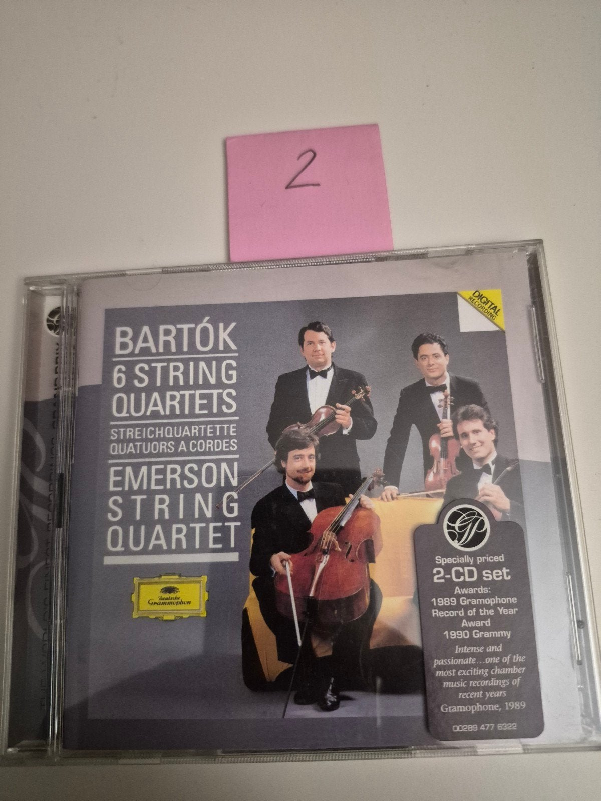 Béla Bartók - The 6 String Quartets - Emerson String Quartet, Kamermuziek, Overige componisten, Modernisme tot heden, Inclusief boekje