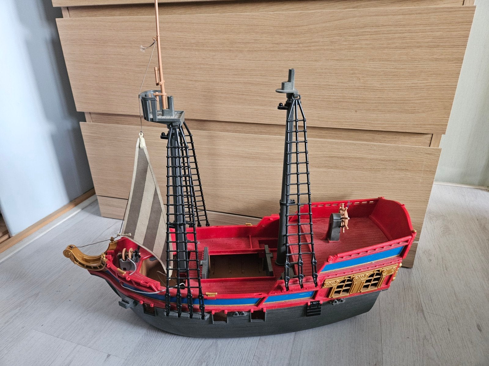 Playmobil piratenboot, Kinderen en Baby's, Speelgoed | Playmobil, Ophalen, Gebruikt, Boot/Schip
