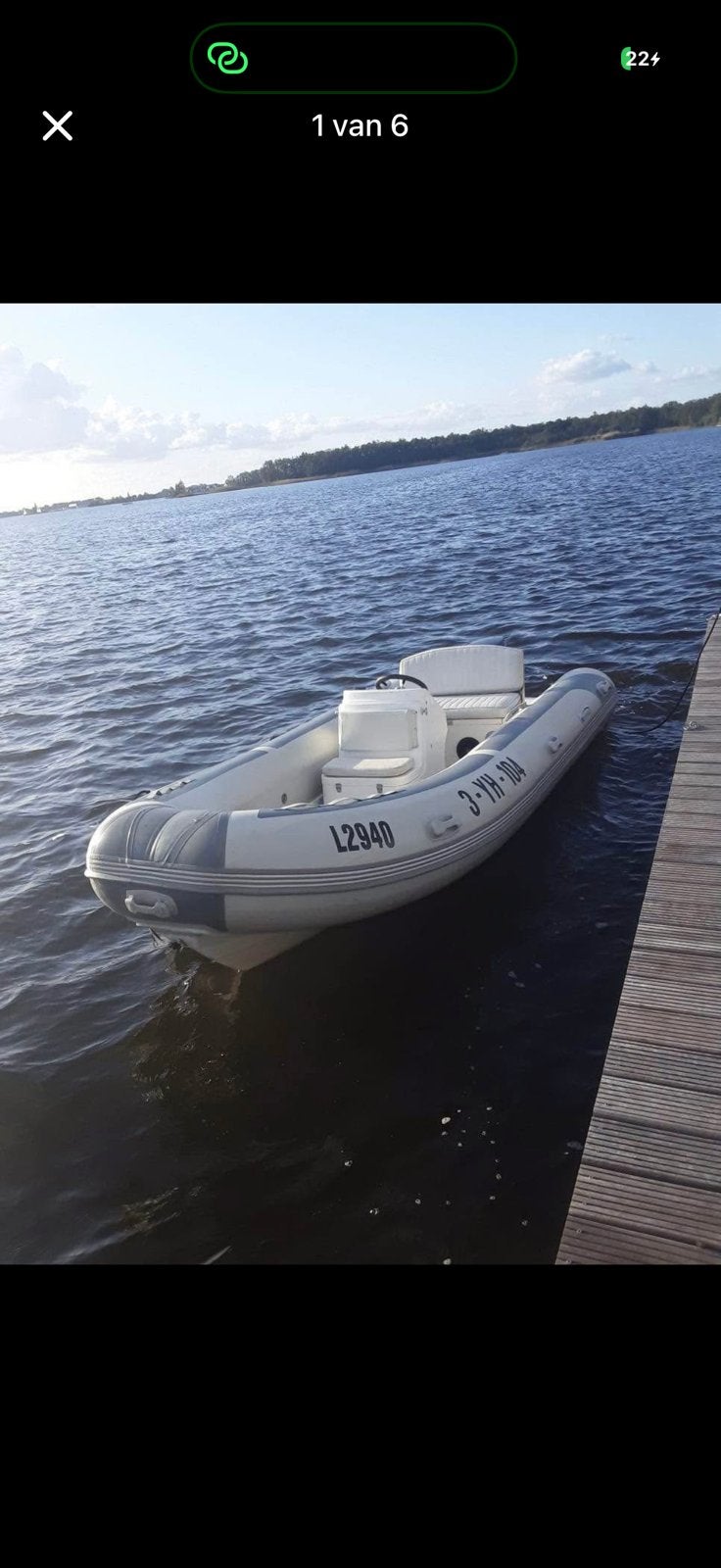 Rib rubberboot 40pk yamaha, Watersport en Boten, Rubberboten, Inclusief motor, Gebruikt, 2 m, 40 pk