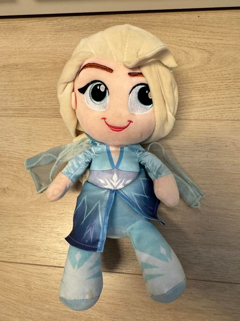 Elsa frozen 2 knuffel pluche zgan anna, Ophalen of Verzenden, Zo goed als nieuw, Overige typen