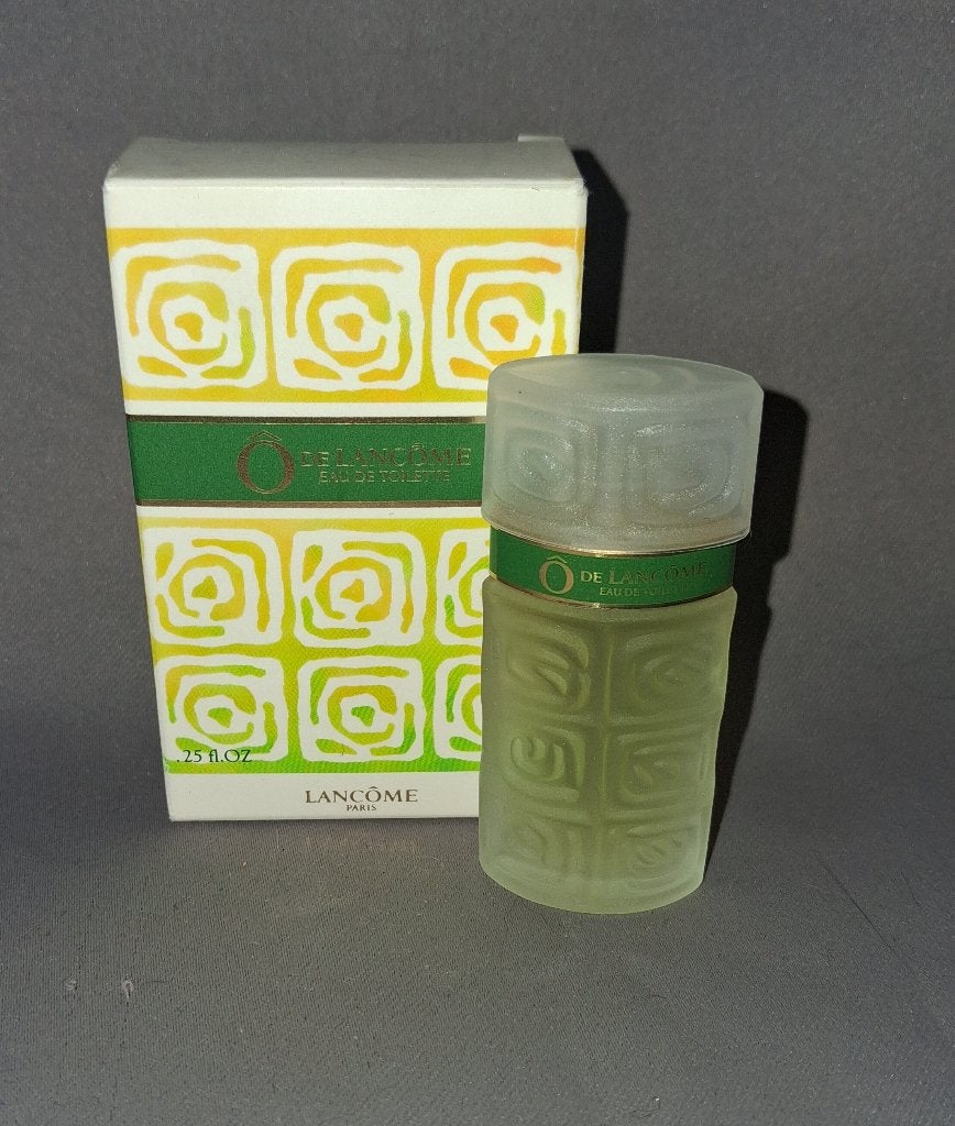 Parfum miniatuur - Lancome O groen + doosje, Ophalen of Verzenden, Zo goed als nieuw, Miniatuur, Gevuld