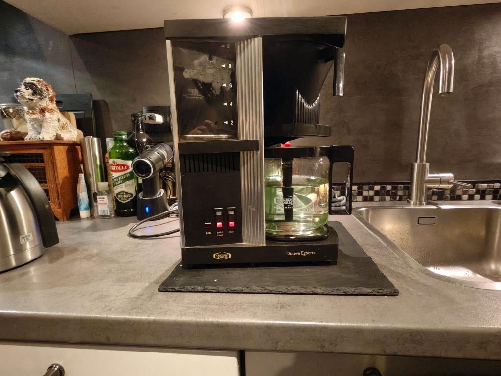 Douwe Egberts Technivorm Moccamaster incl. Thermoskannen, Witgoed en Apparatuur, Koffiezetapparaten, 10 kopjes of meer, Koffiemachine