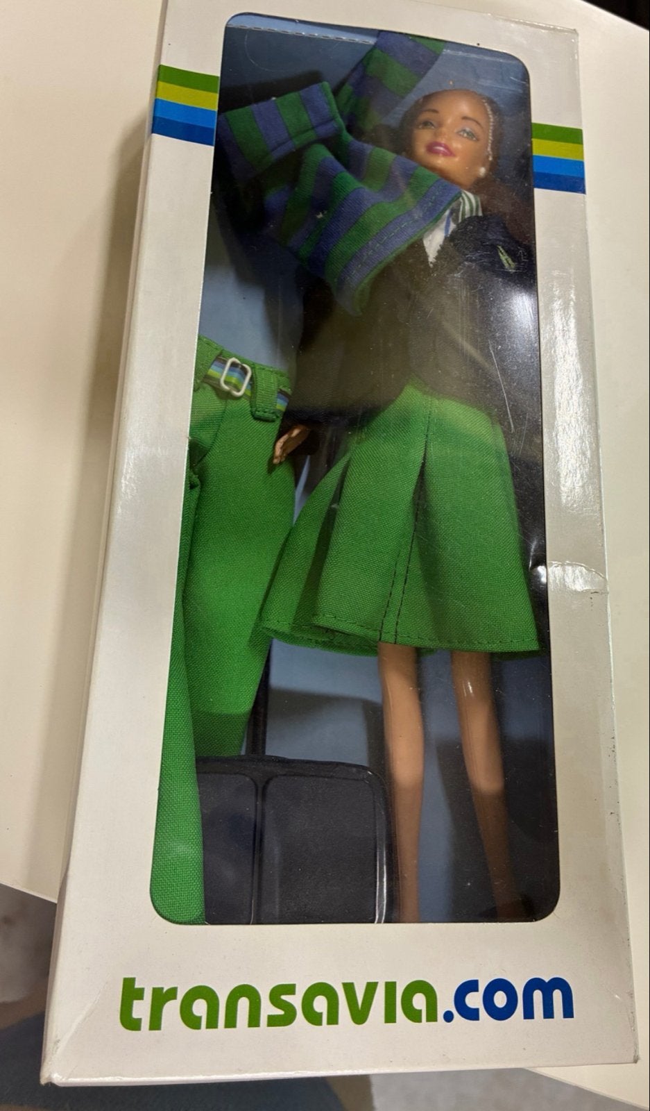 Transavia stewardess pop - Nieuw in doos, Ophalen of Verzenden, Nieuw, Barbie