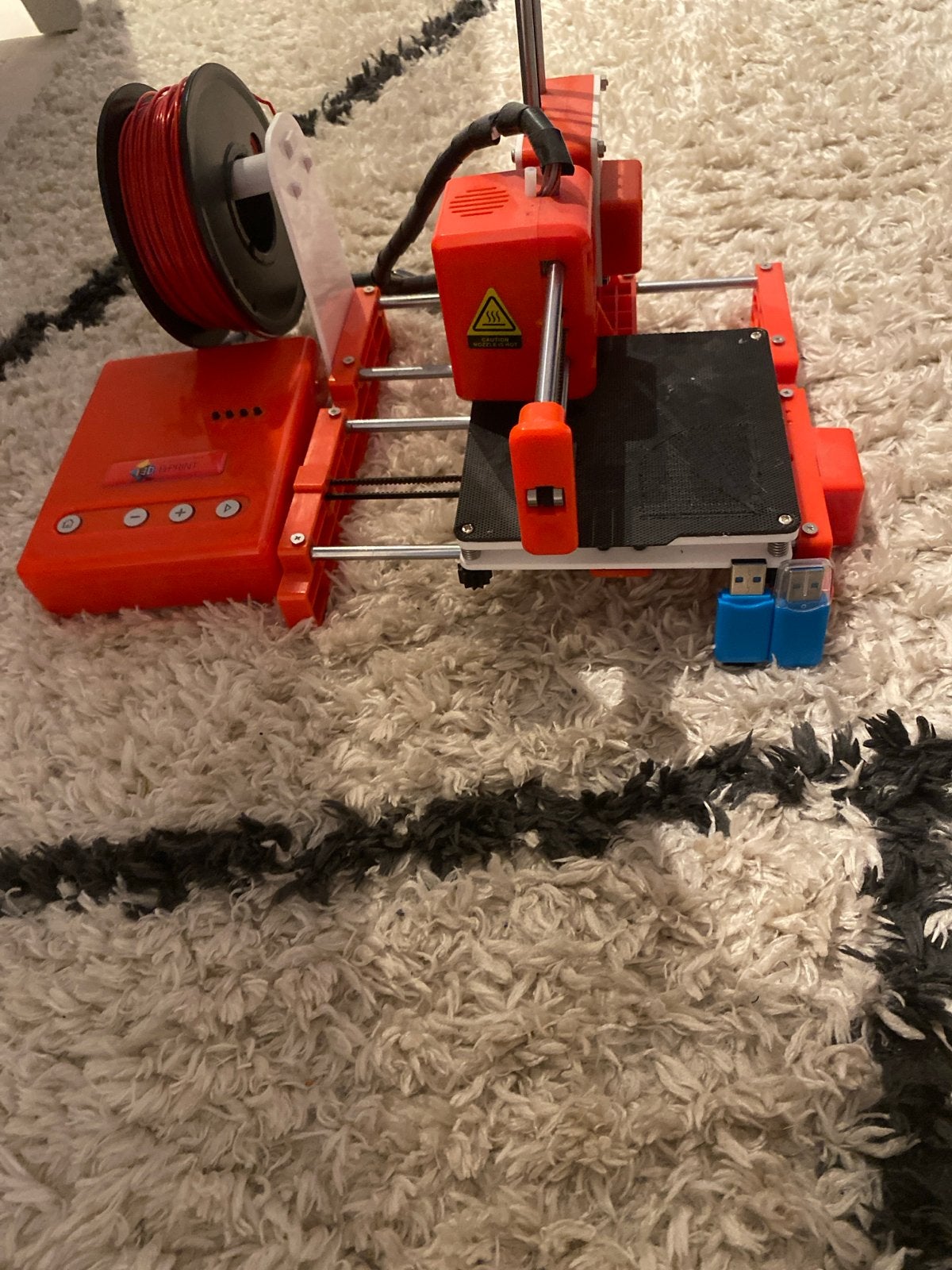 Compacte 3D-printer voor kleine prints (10x10cm), Computers en Software, Ophalen of Verzenden, Gebruikt, Filament