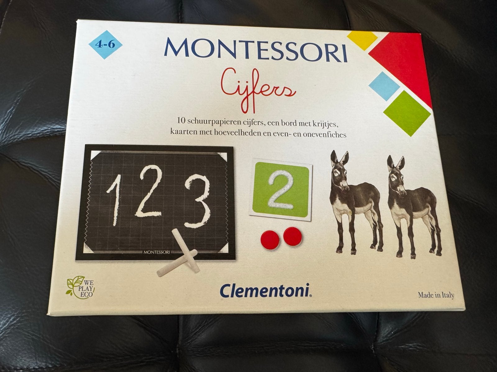 Montessori Cijfers - Clementoni (4-6 jaar), Ophalen of Verzenden, Zo goed als nieuw, Rekenen