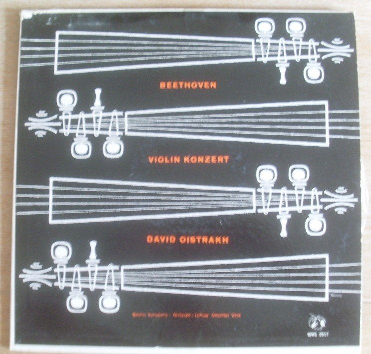Beethoven - Violin Konzert - David Oistrakh (LP) Bolshoi, LP, Gebruikt, Overige typen, Ophalen of Verzenden