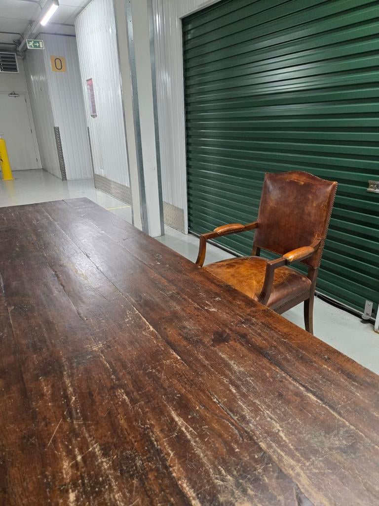 Antieke boeren tafel 280 cm, Antiek en Kunst, Antiek | Meubels | Tafels, Ophalen of Verzenden
