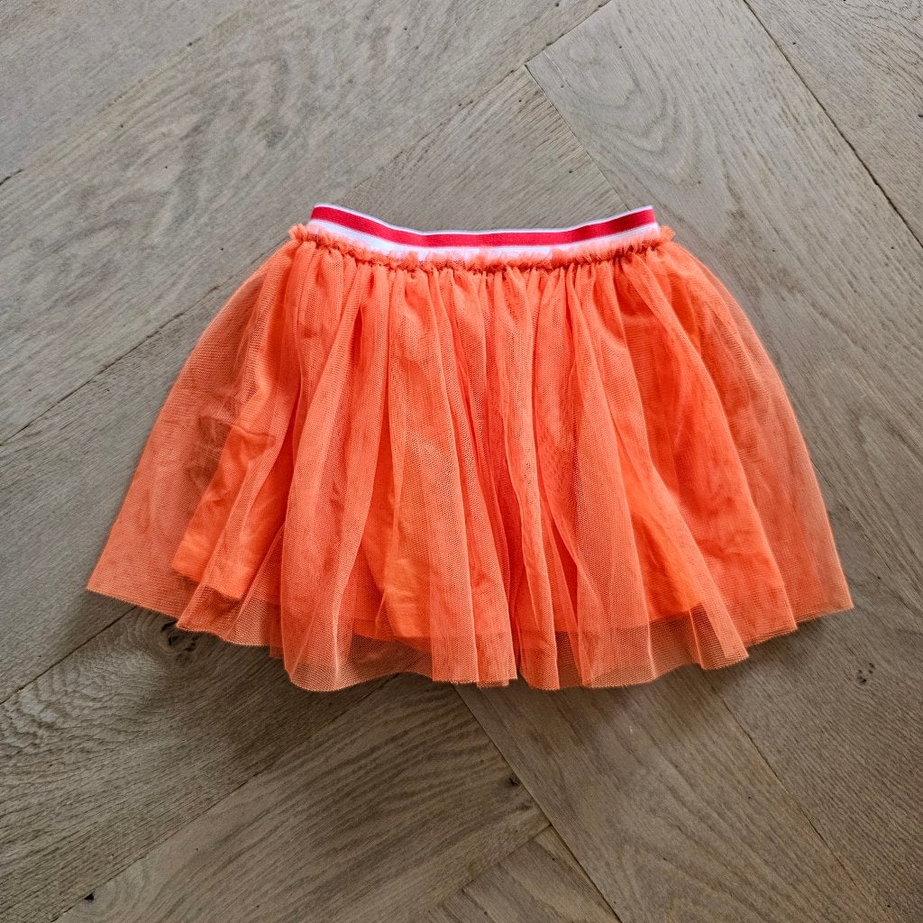 Oranje rokje - 110/116, Meisje, Ophalen of Verzenden, Zo goed als nieuw, Jurk of Rok