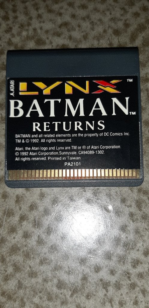 Batman Returns Atari Lynx, Ophalen, Atari Lynx, Overige genres, 1 speler