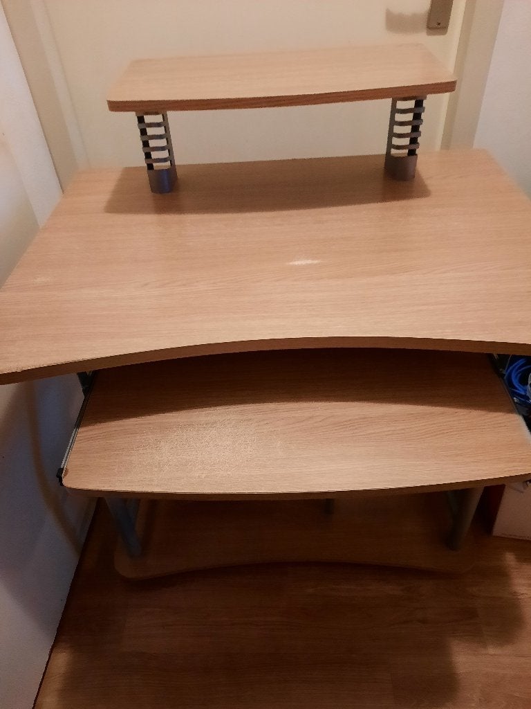 Bureau, Huis en Inrichting, Ophalen, Gebruikt, Hout, 50 cm