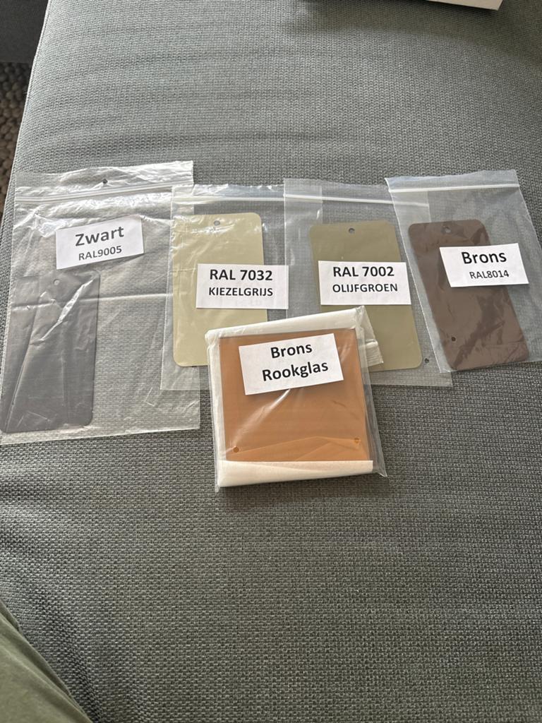 Stalen deur samples degelijkedeuren, Doe-het-zelf en Verbouw, Ophalen of Verzenden, Nieuw, Zwart
