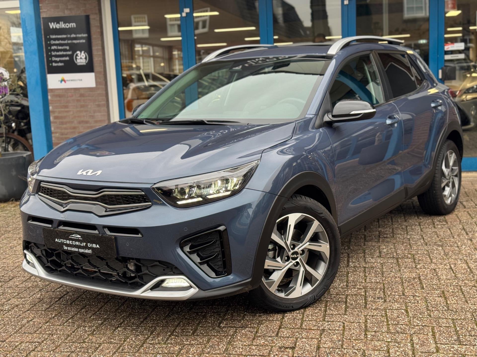 Kia STONIC 1.0 T-GDi MHEV GT-PlusLine 2025 NAVI BTW 1e Eig!, Auto's, Kia, Voorwielaandrijving, Blauw, 100 pk, Origineel Nederlands