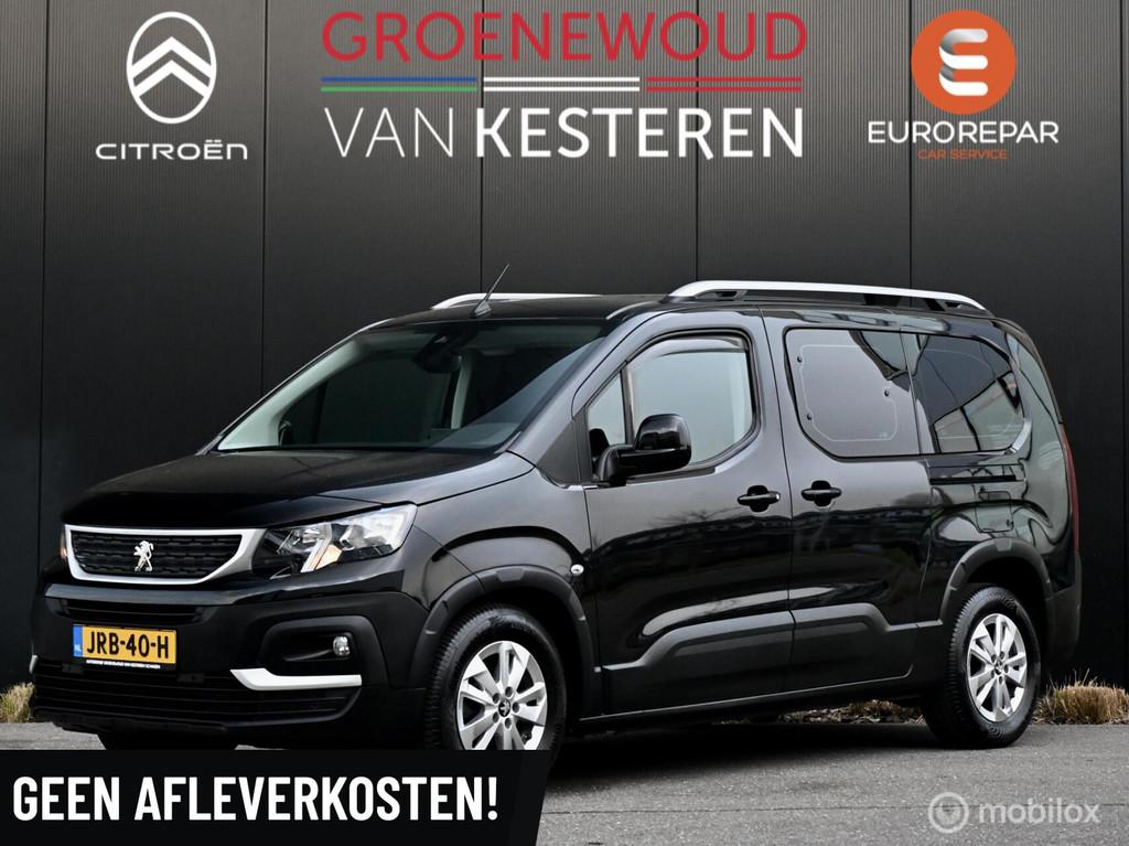 Peugeot Rifter 110pk Long Allure I 7persoons I Navi I, Auto's, Peugeot, Voorwielaandrijving, 12 maanden, 15 km/l, Euro 6