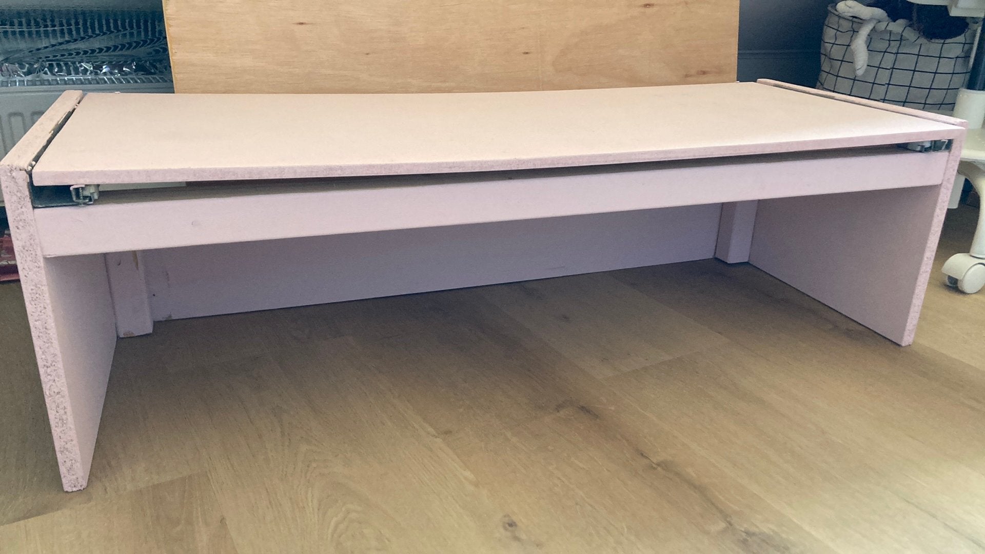 Speeltafel legotafel hout uitschuifblad zelfmaak, Ophalen, Zo goed als nieuw, Tafel(s)