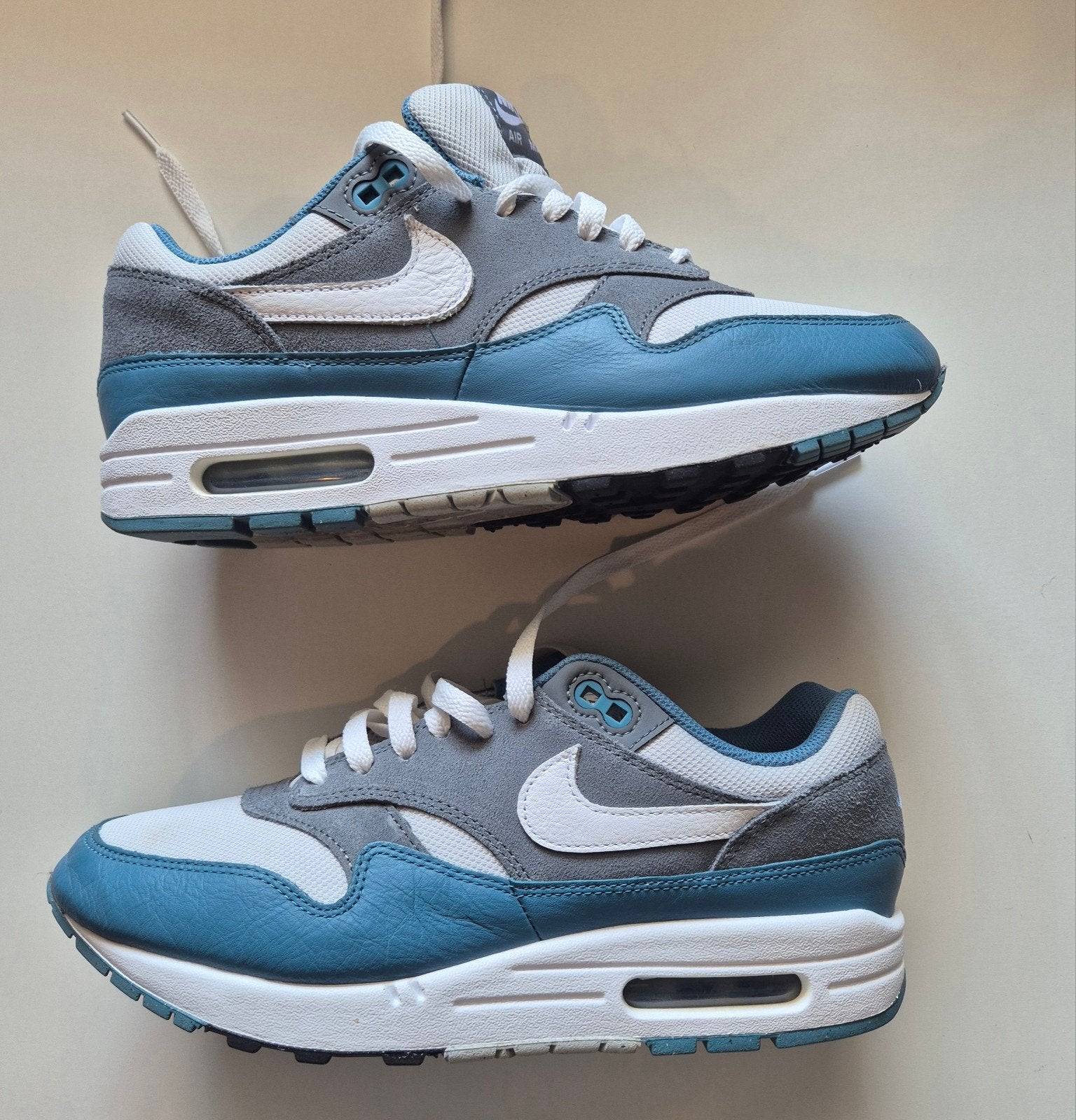 Nike Air Max 1 , Noise Aqua,  maat 42,5, Kleding | Heren, Nike air max, Blauw, Ophalen of Verzenden, Sneakers of Gympen