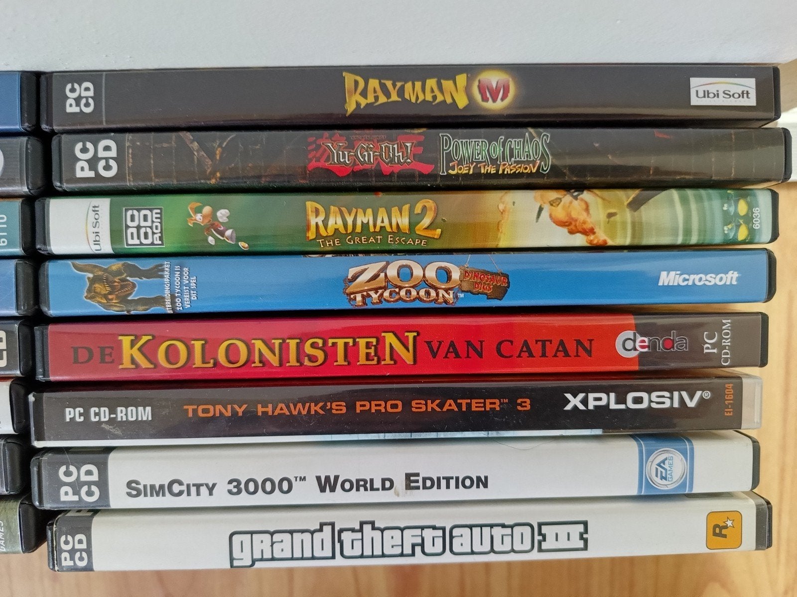 Diverse PC CD-ROM Spellen - Rayman, GTA, Sims, Call of Duty, Gebruikt, Overige genres, 1 speler, Eén computer