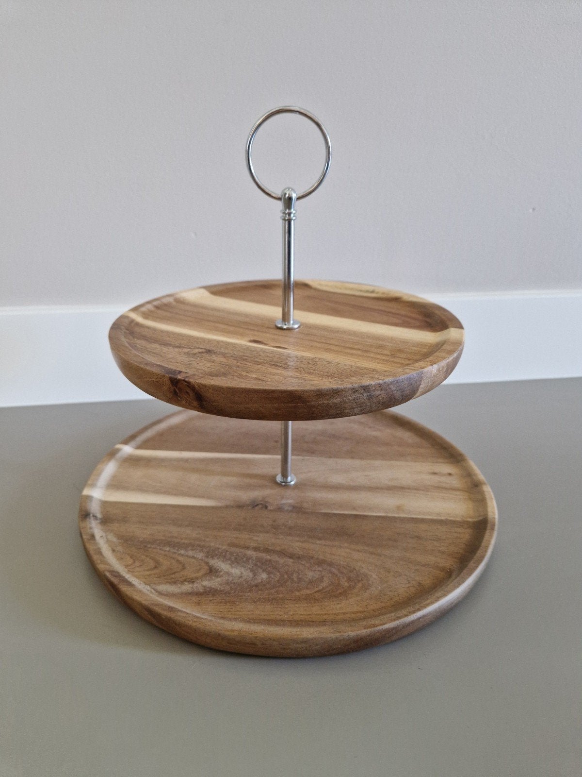 houten etagere, Demontabel, Etagère, Gebruikt, Ophalen of Verzenden