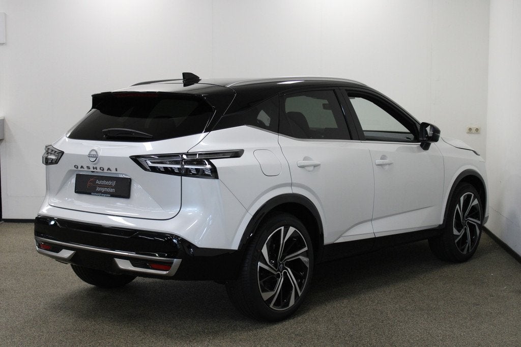 Nissan QASHQAI 1.3 MHEV Xtronic Tekna Plus (bj 2026), Auto's, Nissan, Gebruikt, 4 cilinders, Wit, Leder