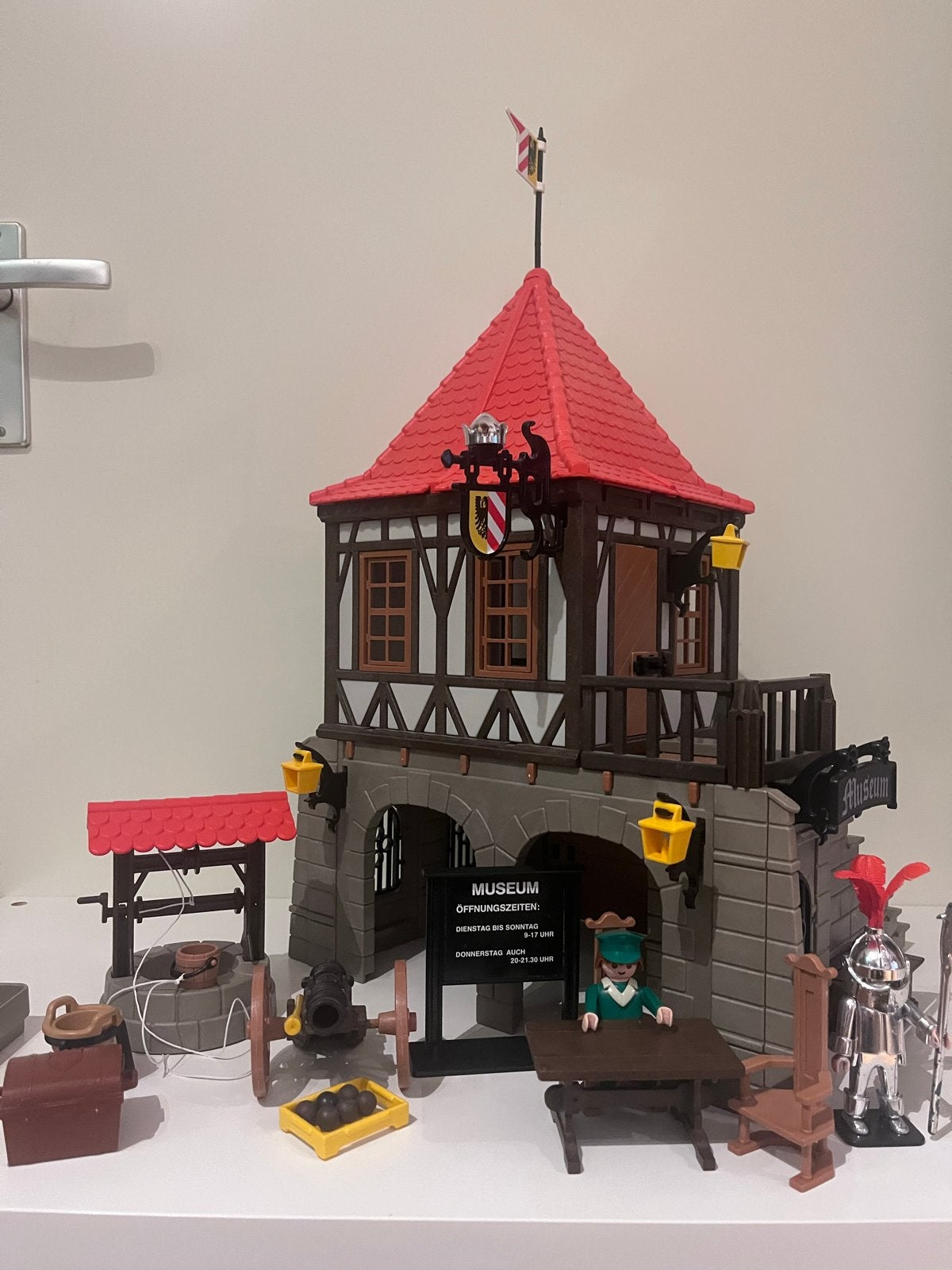 Playmobil Vintage Vakwerkhuis Museum 6307 / 3449, Ophalen of Verzenden, Gebruikt, Complete set