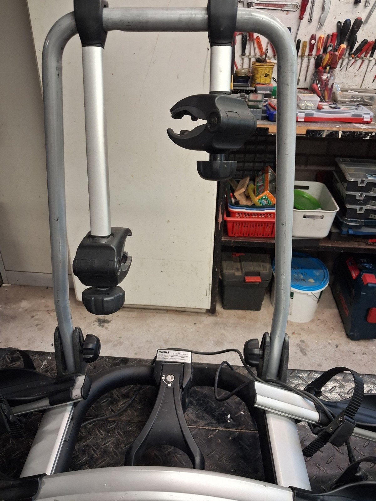Thule Fietsendrager voor 2 fietsen - Trekhaakdrager, Ophalen, Gebruikt, 2 fietsen, Trekhaakdrager