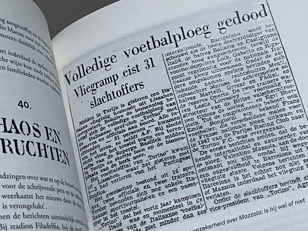 Onsterfelijk Torino - De mythische Superga vliegramp 1949, Ophalen of Verzenden, Nieuw, Buitenlandse clubs, Boek of Tijdschrift
