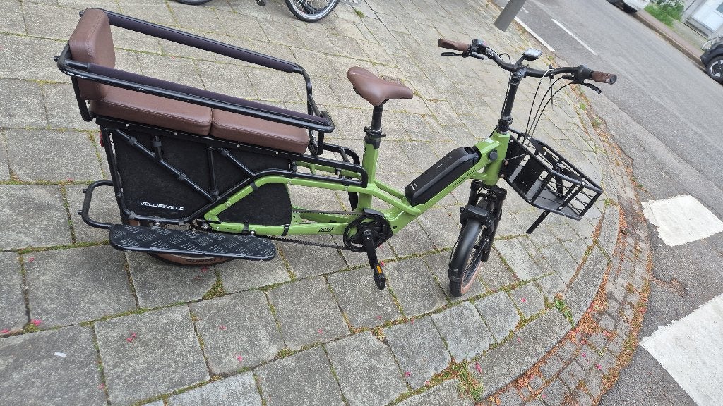 Longtail VelodeVille zgan te koop. Full option... bakfiets, Zo goed als nieuw, 47 tot 51 cm, 50 km per accu of meer, Ophalen