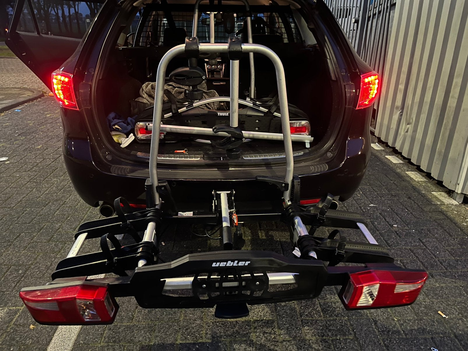 Uebler X21s, Ophalen, Zo goed als nieuw, Brede banden, 2 fietsen