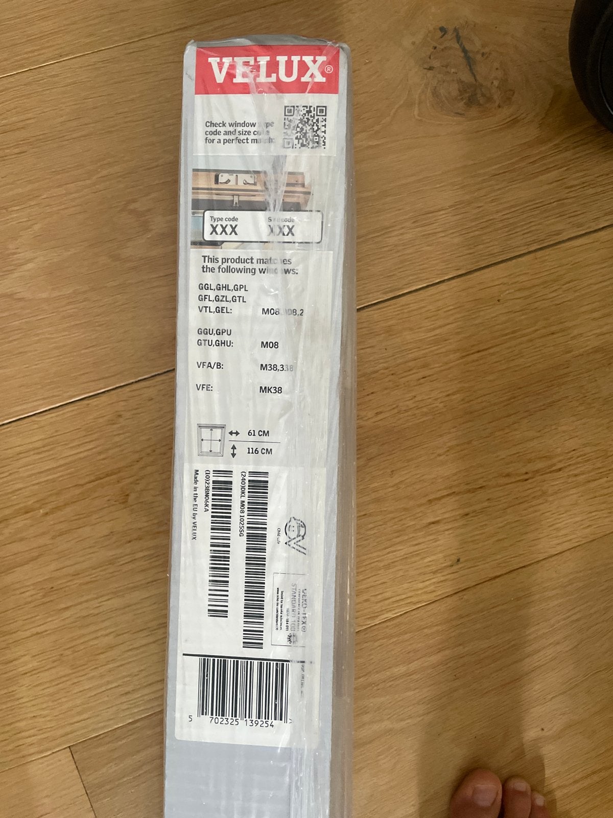 Velux verduisterend rolgordijn voor dakraam - Nieuw in doos, Minder dan 80 cm, 80 tot 120 cm, Nieuw, Ophalen of Verzenden