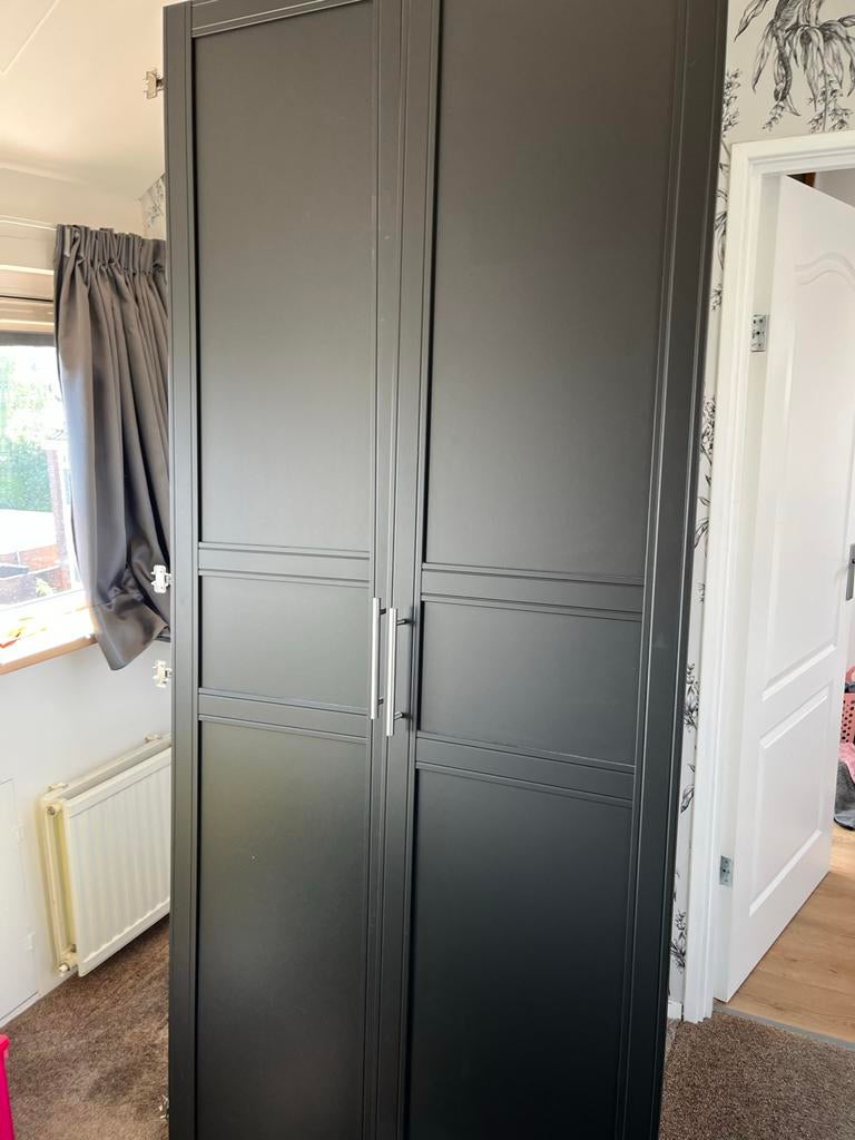 IKEA deuren voor PAX kast - Zwart, Huis en Inrichting, Kasten | Kledingkasten, Ophalen, Overige materialen, Gebruikt, 200 cm of meer