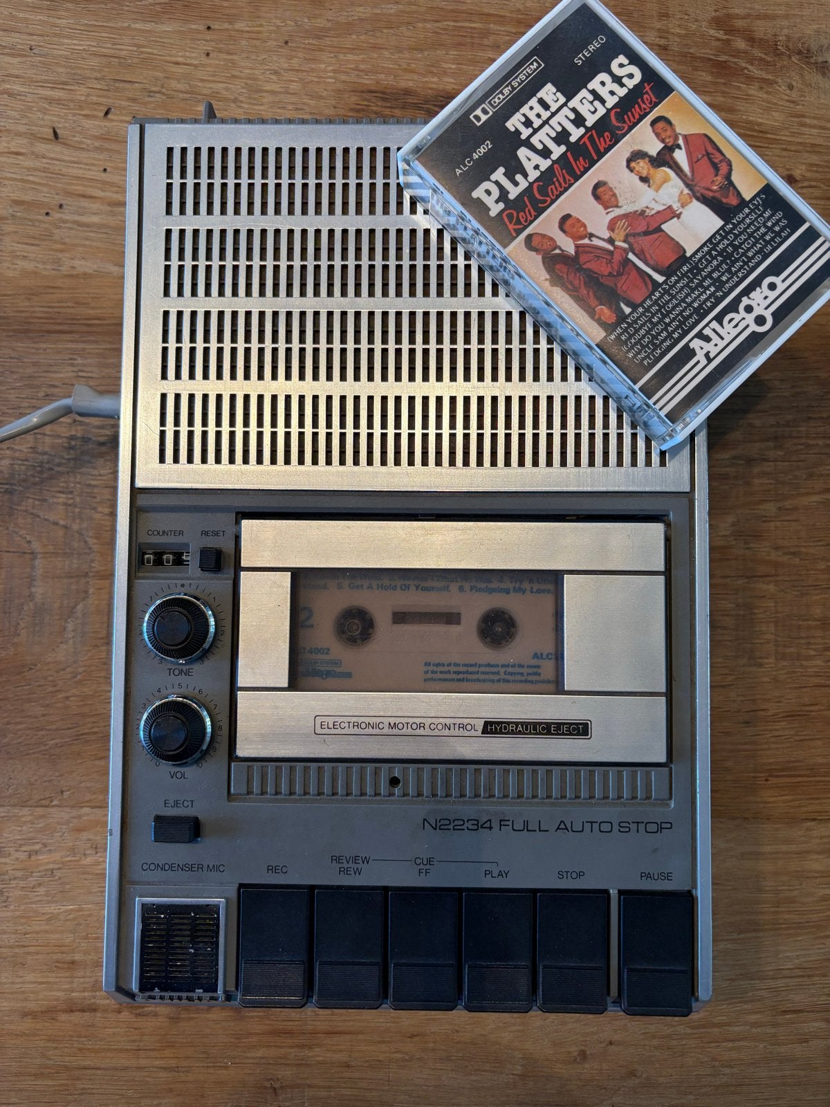 Philips N2234 Cassetterecorder, Ophalen, Philips