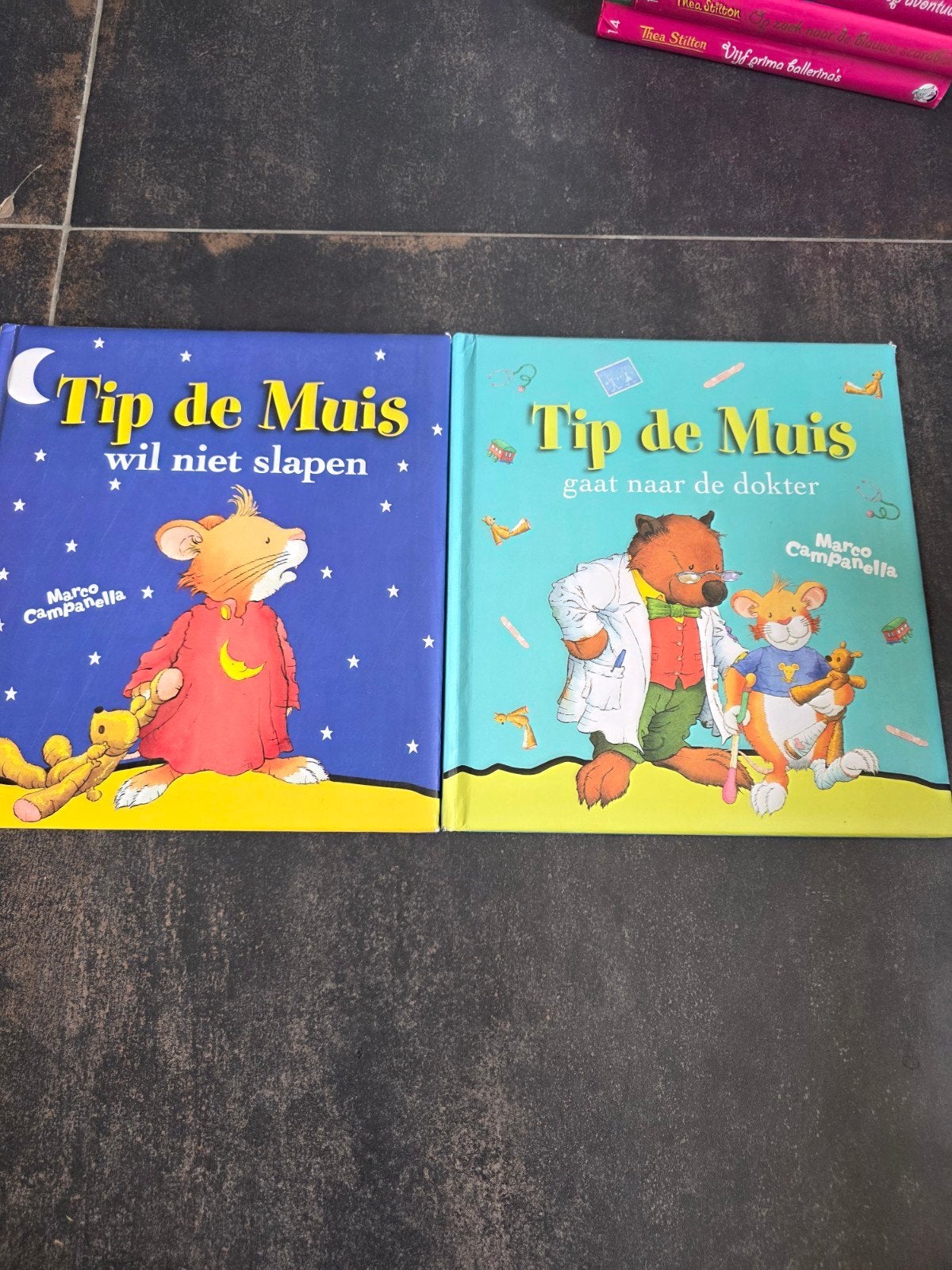 Tip de Muis: Wil niet slapen & Gaat naar de dokter, Boeken, Ophalen of Verzenden