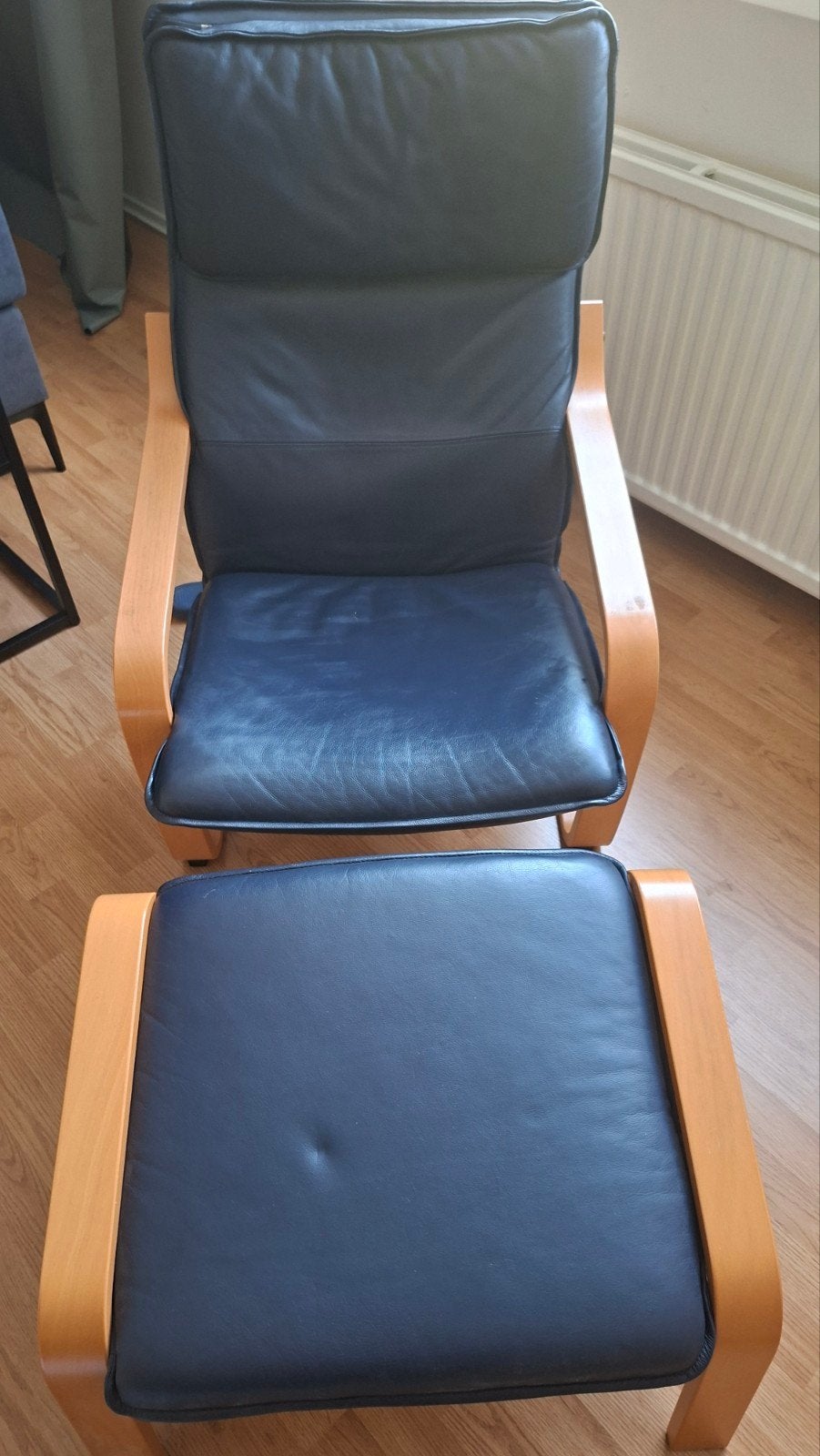 gratis stoel ikea met voetenbank, Huis en Inrichting, Ophalen, Gebruikt, 75 tot 100 cm, 50 tot 75 cm