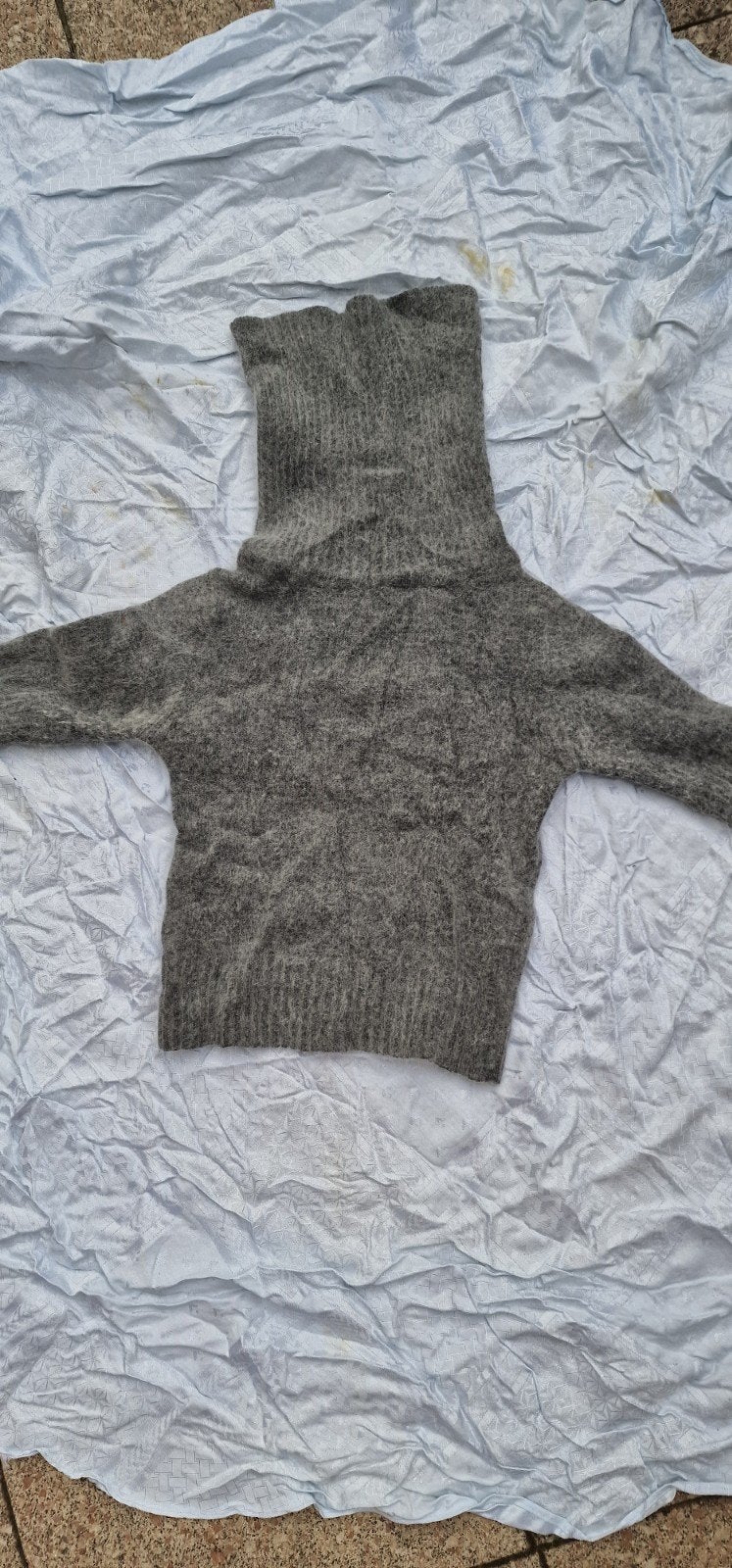 MNG Mango Grijze Coltrui Angora Polyamide Maat S, Mango, Ophalen of Verzenden, Maat 36 (S), Grijs