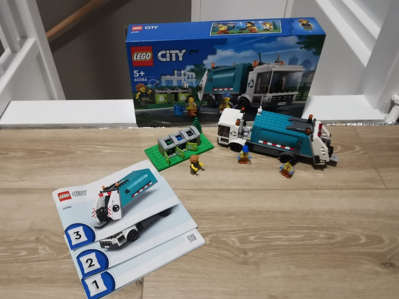 Lego City 60386 Vuilniswagen met 3 minifiguren, Ophalen, City, Lego, Zo goed als nieuw