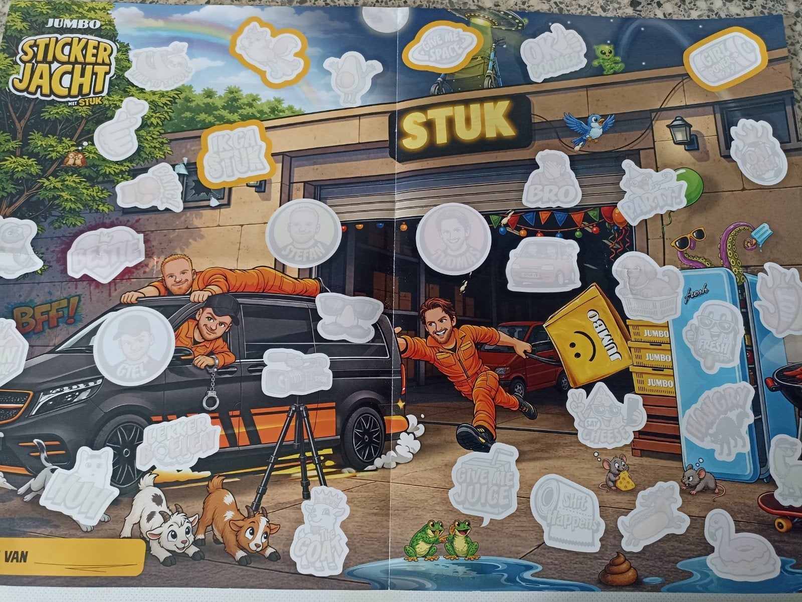 Jumbo Sticker Jacht STUK! spaaralbum met stickers, Ophalen of Verzenden, Nieuw, Overige typen