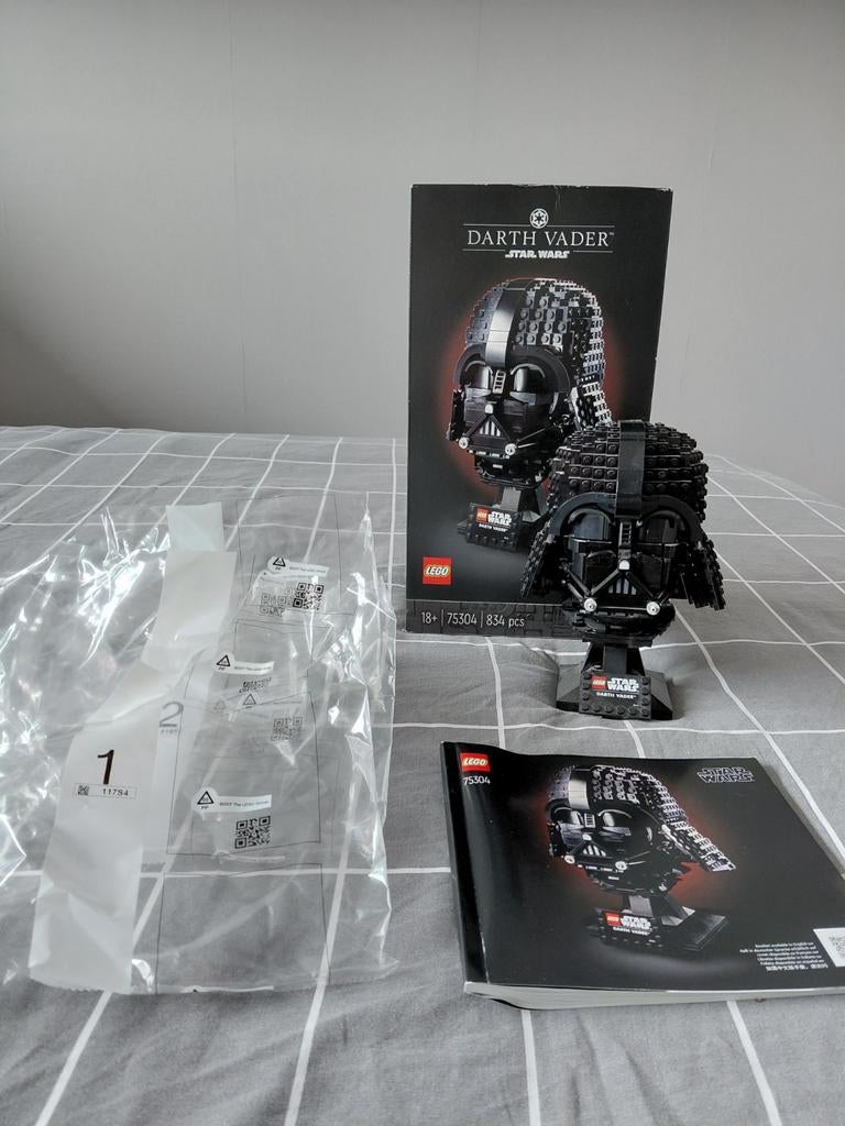 LEGO Star Wars Darth Vader Helm 75304 - Zo goed als nieuw, Compleet, Star Wars, Lego, Ophalen of Verzenden