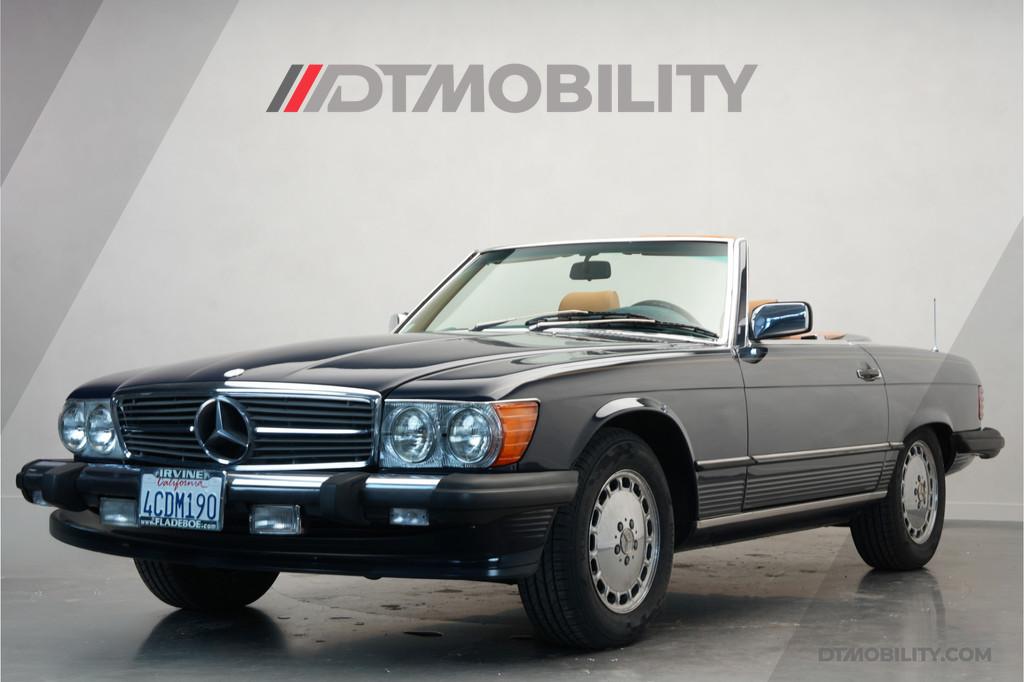 Mercedes-Benz 560sl | Superstaat | NL-Kenteken | Leder |, Open dak, Huisgarantie, Blauw, 2 stoelen