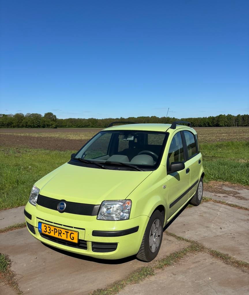 Fiat Panda 1.1 Active Plus Groen, lage kilometers! Trekhaak!, Auto's, Voorwielaandrijving, 54 pk, 4 stoelen, Origineel Nederlands