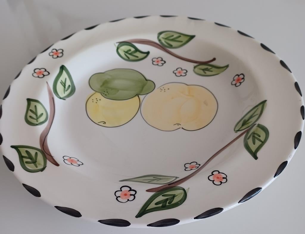 SCHAAL-BORD-ITALIAANS 0.45cm, Huis en Inrichting, Keuken | Servies, Ophalen, Zo goed als nieuw, Bord(en), Overige stijlen