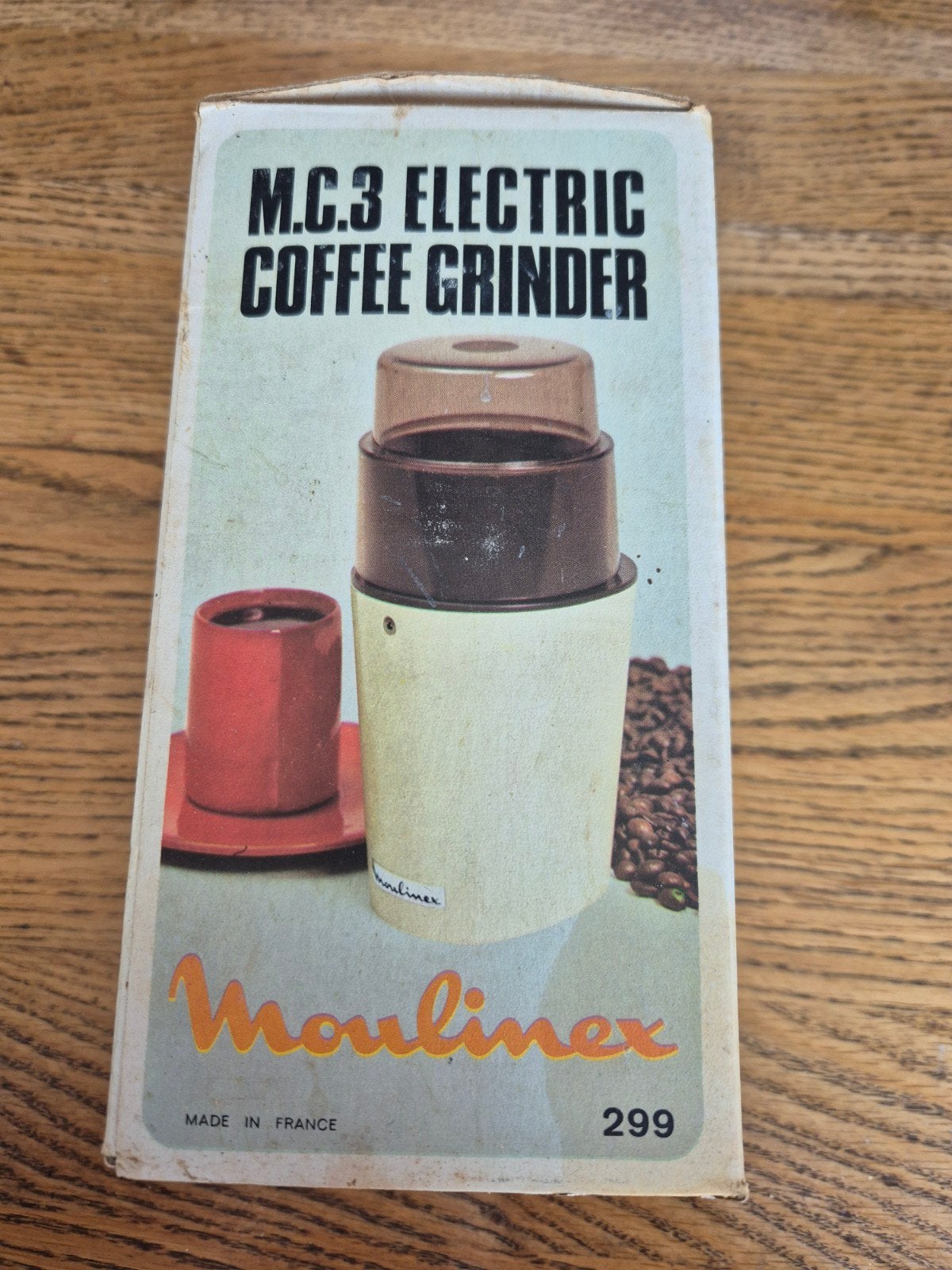 Vintage Moulinex Koffiemolen MC.3 - Made in France, Ophalen of Verzenden, Gebruikt