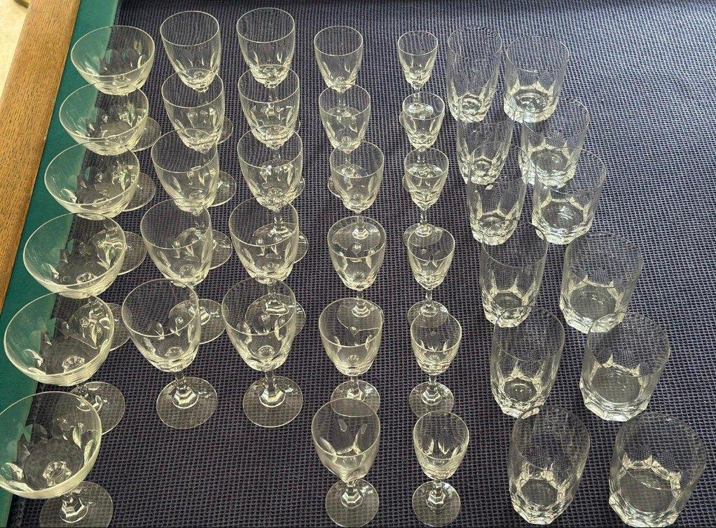 Spiegelau kristal servies “Karen” – 40 glazen, Huis en Inrichting, Keuken | Servies, Ophalen, Glas of Glazen, Gebruikt, Glas