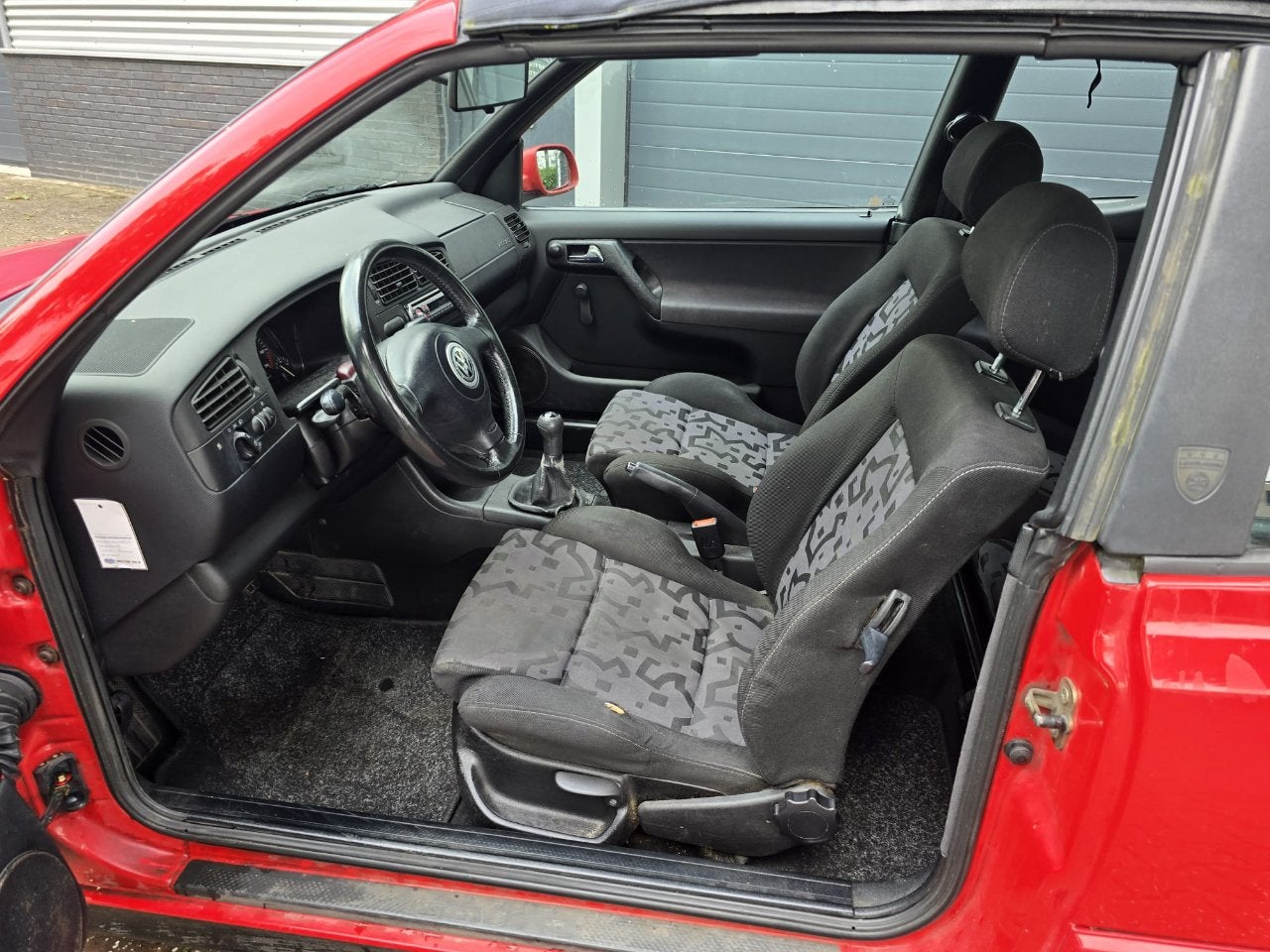 Volkswagen Golf Cabriolet (bj 1999), Auto's, Cabriolet, Origineel Nederlands, Bedrijf, Handgeschakeld