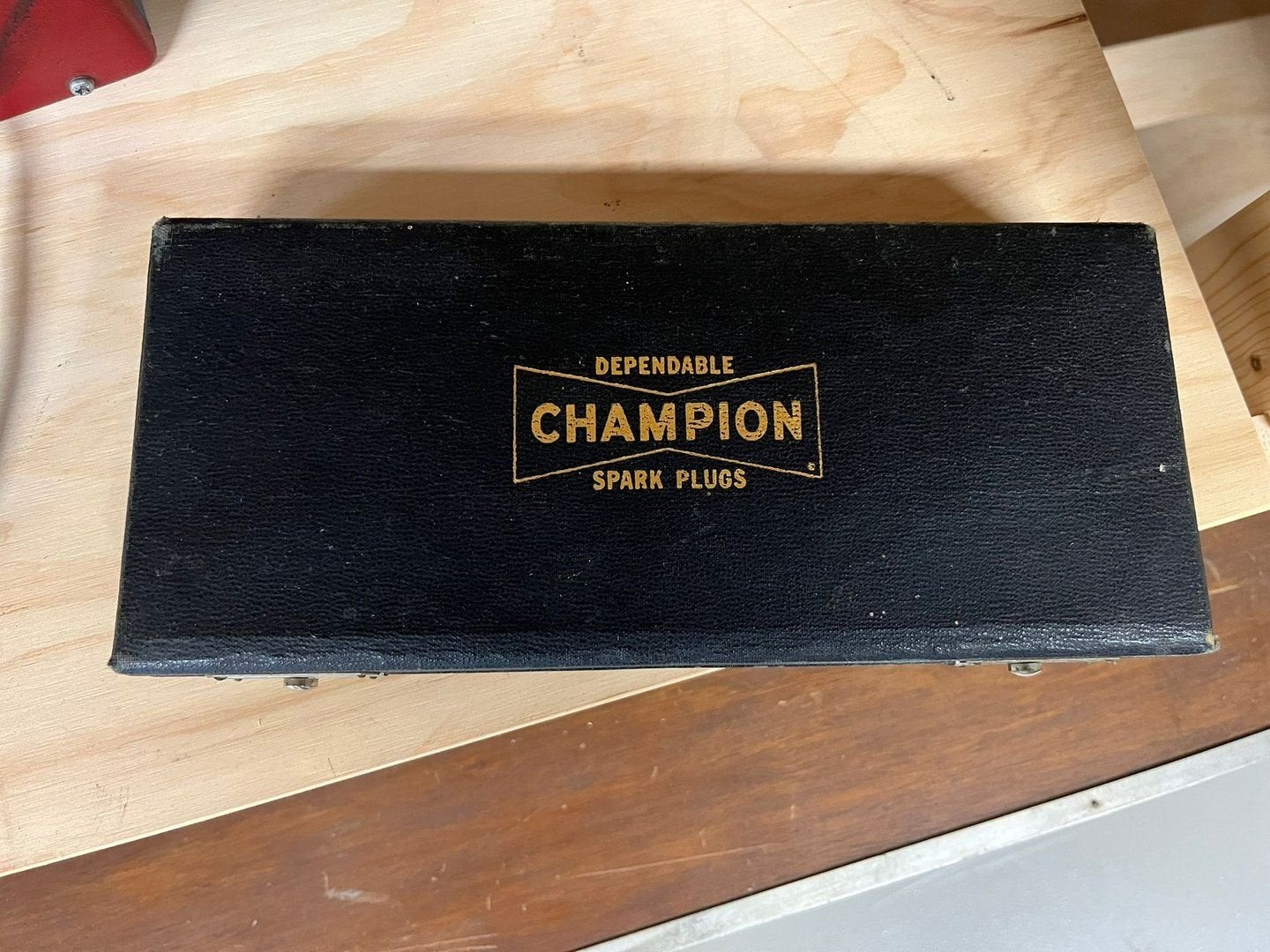 vintage Champion Spark Plugs "Salesman Display Case", Verzamelen, Ophalen, Gebruikt, -, -